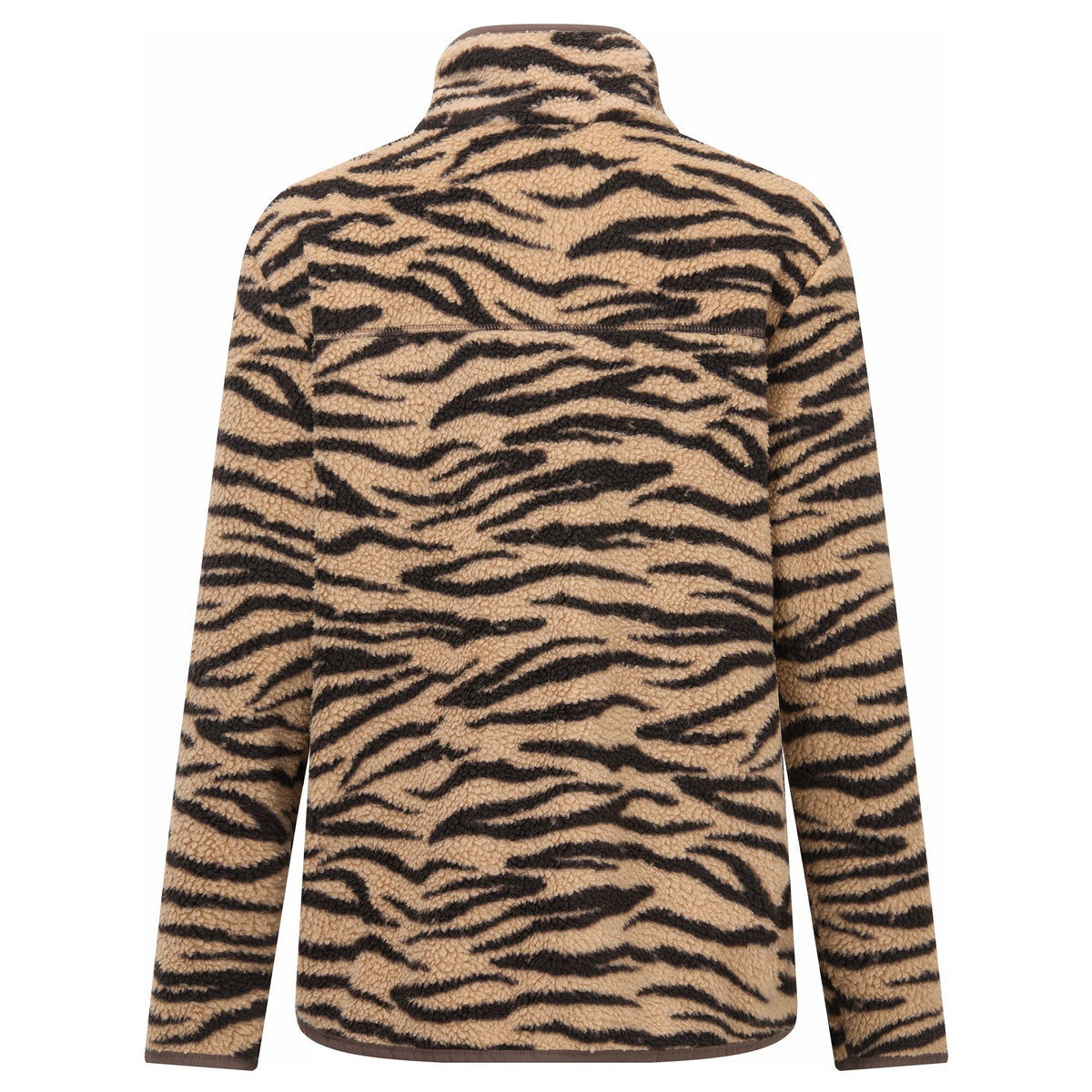 Women's Frankie Borg Full Zip Fleece Barleycorn Zebra