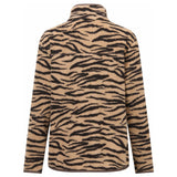 Women's Frankie Borg Full Zip Fleece Barleycorn Zebra