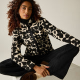 Women's Frankie Borg Full Zip Fleece Mono Shadow Floral