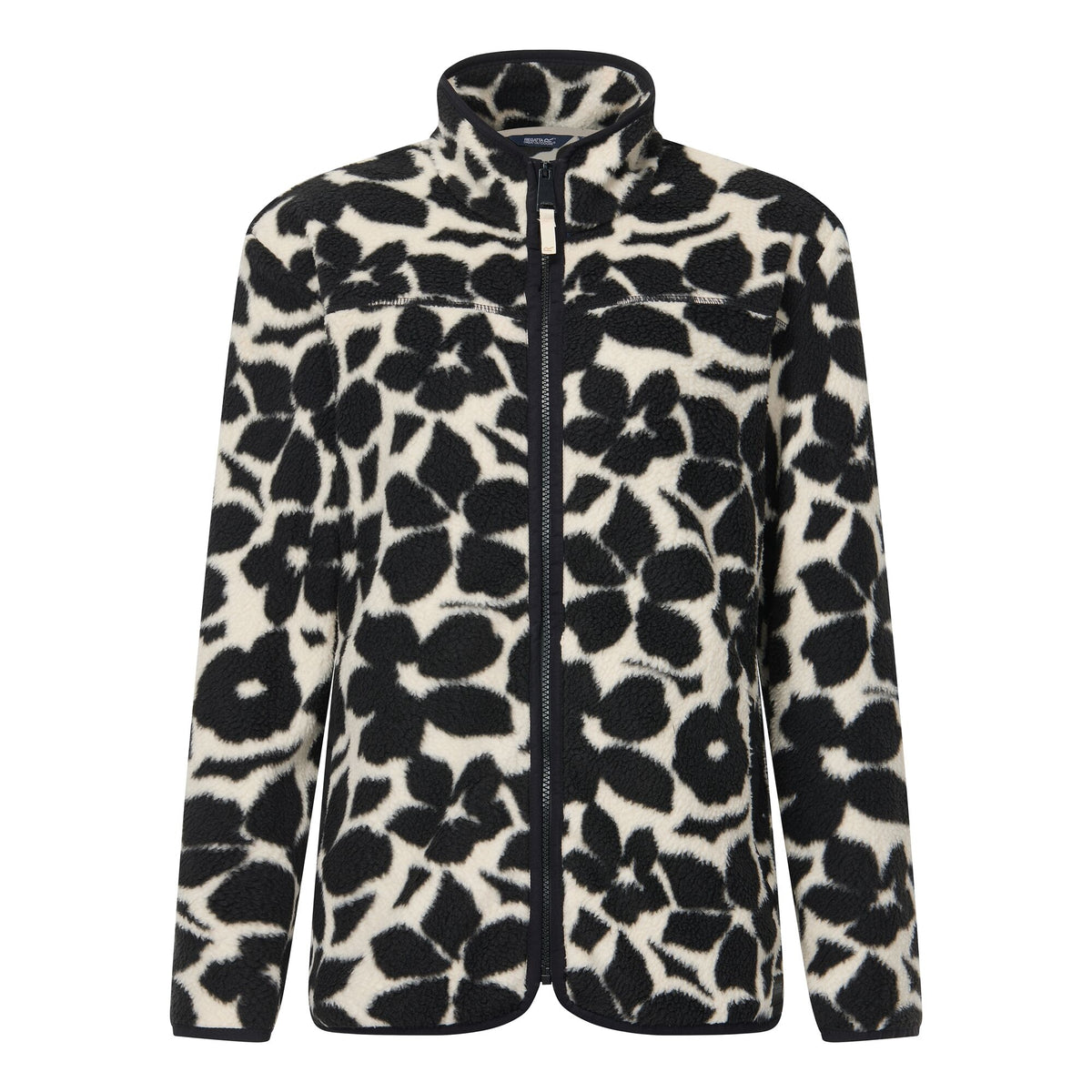 Women's Frankie Borg Full Zip Fleece Mono Shadow Floral