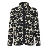 Women's Frankie Borg Full Zip Fleece Mono Shadow Floral