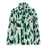 Women's Roswind Water Resistant Full Zip Fleece - Deep Pine Brushstroke Camo Print