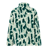 Women's Roswind Water Resistant Full Zip Fleece - Deep Pine Brushstroke Camo Print
