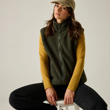 Women's Frankie Borg Bodywarmer Dark Khaki