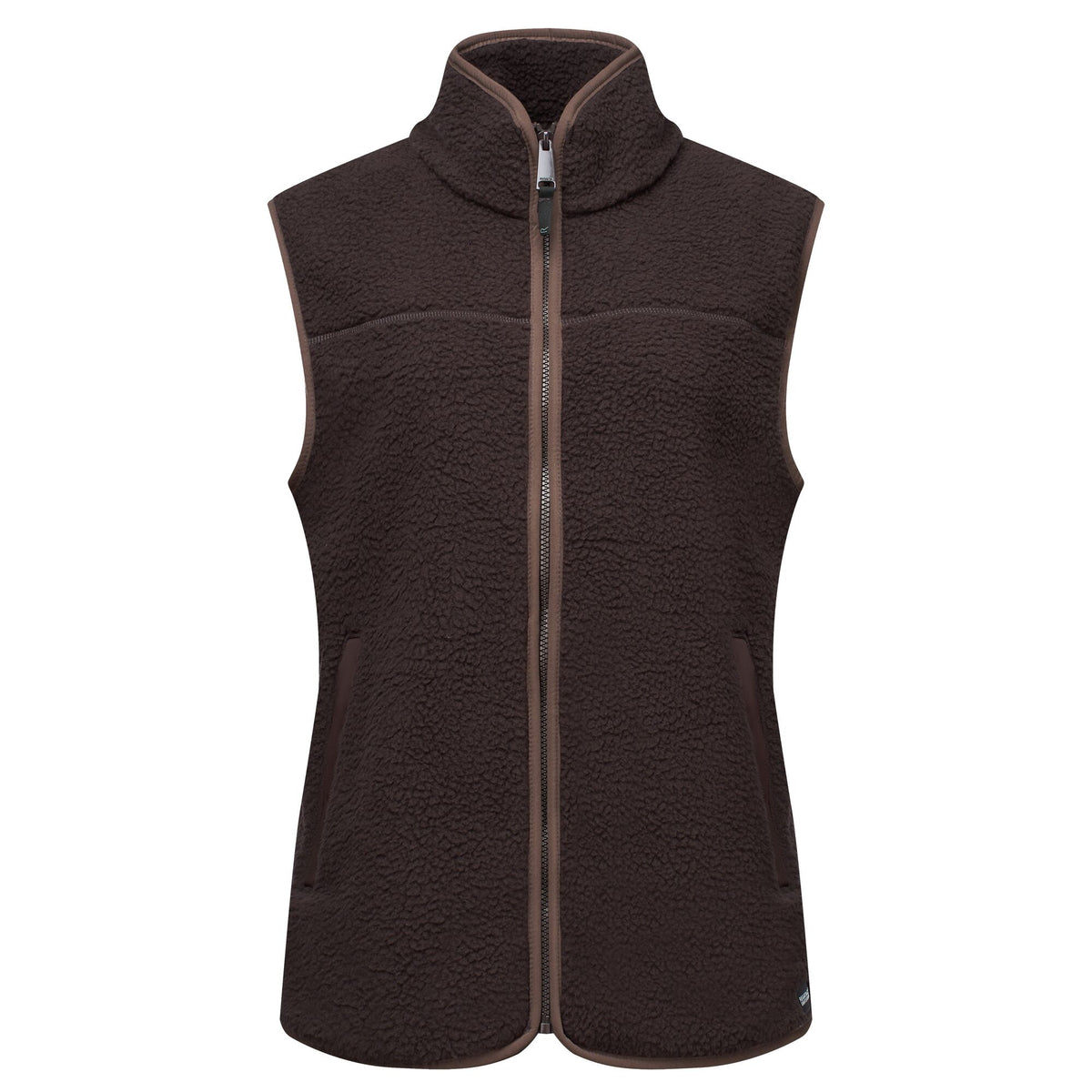 Women's Frankie Borg Bodywarmer Dark Chocolate