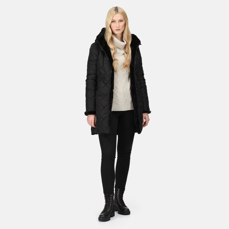 Regatta Women's Caileigh Reversible Parka Jacket - Black - Just £39.99! Shop now at Warwickshire Clothing. 