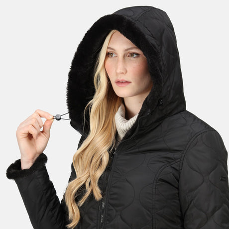 Regatta Women's Caileigh Reversible Parka Jacket - Black - Just £39.99! Shop now at Warwickshire Clothing. 
