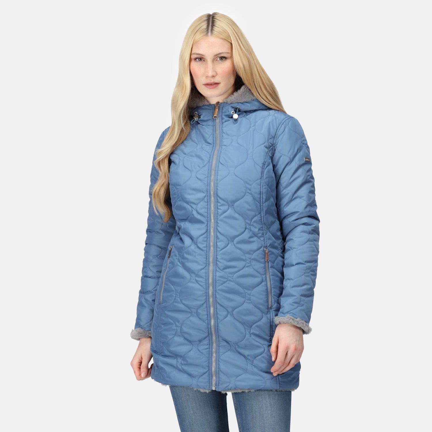 Regatta Women's Caileigh Reversible Parka Jacket - Strom Grey - Just £39.99! Shop now at Warwickshire Clothing. 