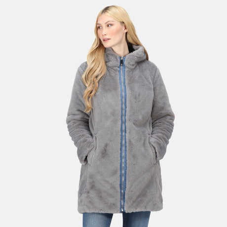 Regatta Women's Caileigh Reversible Parka Jacket - Strom Grey - Just £39.99! Shop now at Warwickshire Clothing. 