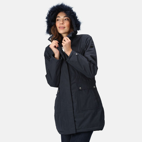 Regatta Womens Sabinka Fur Trim Waterproof Insulated Parka Coat - Just £39.99! Shop now at Warwickshire Clothing. 