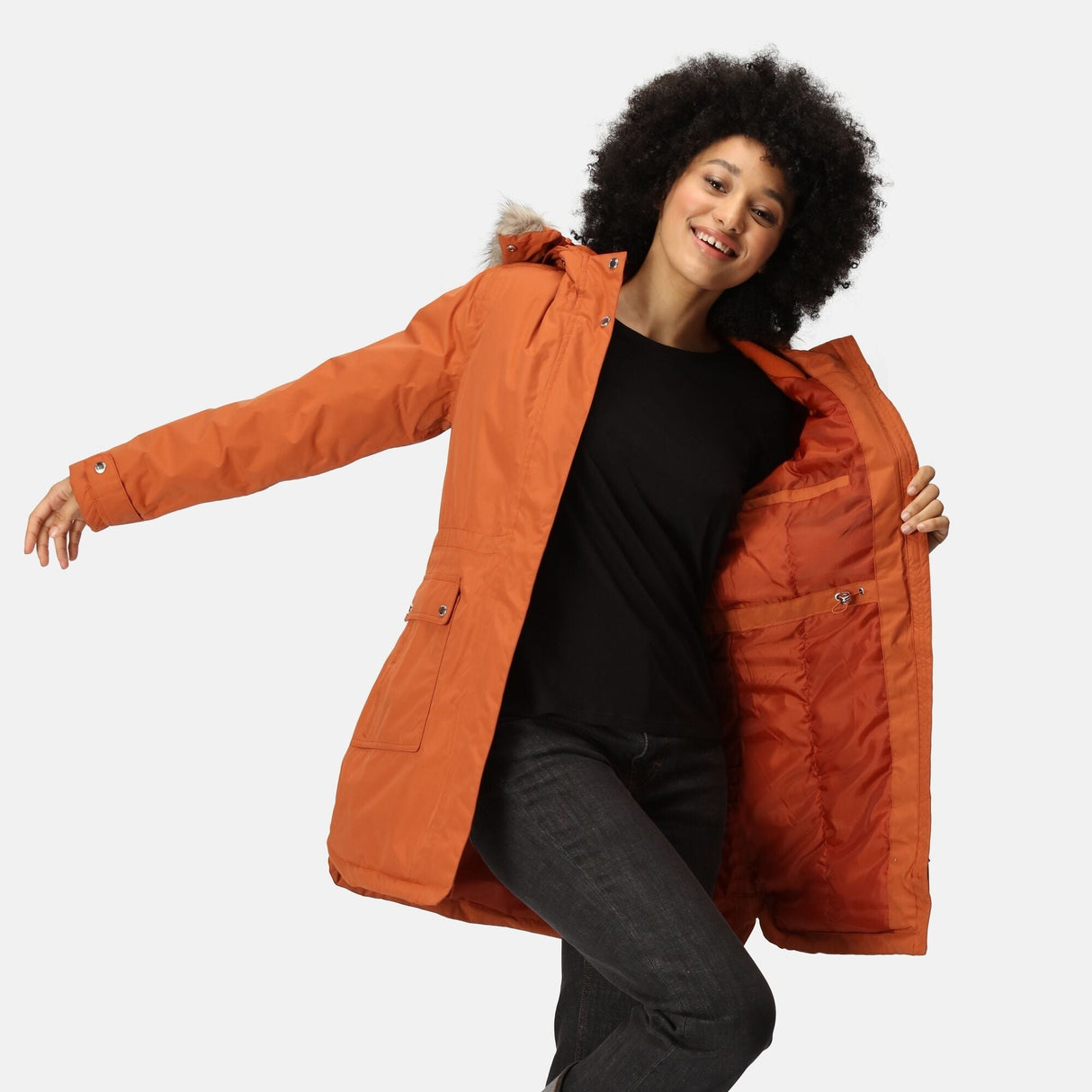 Regatta Women's Sabinka Fur Trim Parka Jacket - Just $44.99! Shop now at Warwickshire Clothing. Free Dellivery.