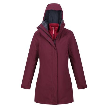 Women's Denbury IV 2 in 1 Waterproof Jacket | Burgundy Rumba Red - Just £59.99! Shop now at Warwickshire Clothing. 