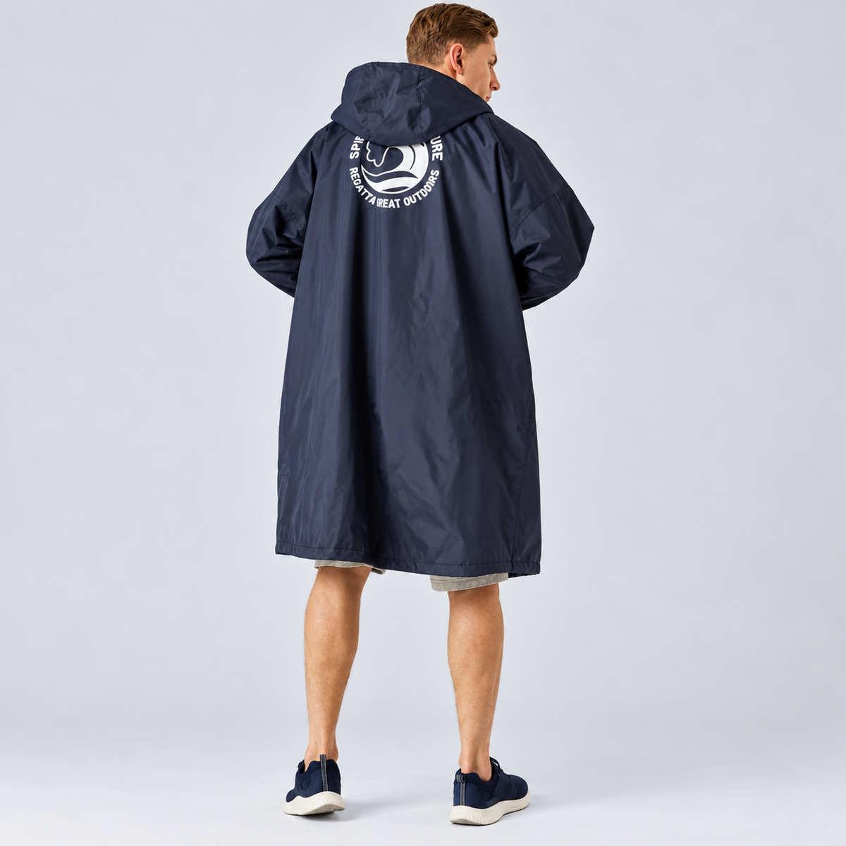 Regatta Adult's Waterproof Changing Robe | Navy