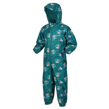 Regatta Childrens/Kids Pobble Peppa Pig Waterproof Snowsuit (Gulfstream) - Just £14.99! Shop now at Warwickshire Clothing. 