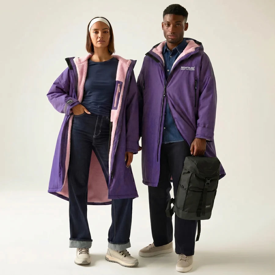 Regatta Adult's Waterproof Changing Robe | Majestic Purple