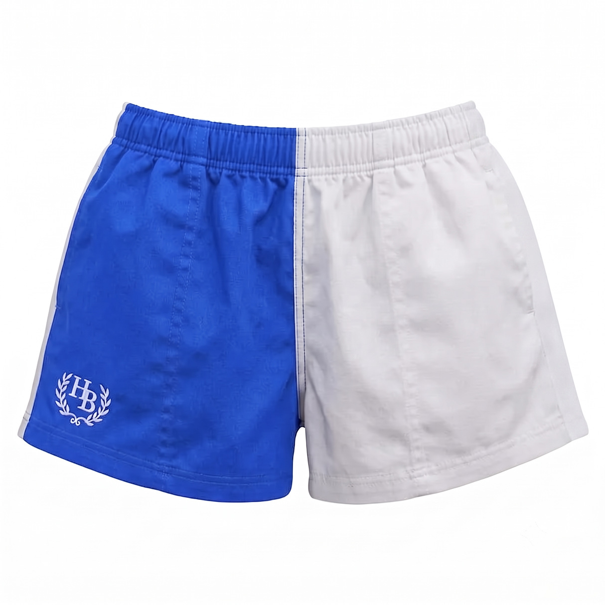 Hazy Blue Nelson Unisex Colour Block Shorts