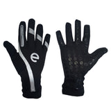 eGLOVE Hi-Vis Run Gloves – Black | Reflective Touchscreen Running Gloves