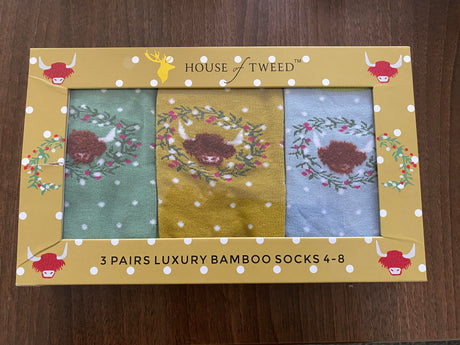 House of Tweed Luxury Ladies Bamboo Gift Novelty Socks - Just £14.99! Shop now at Warwickshire Clothing. 