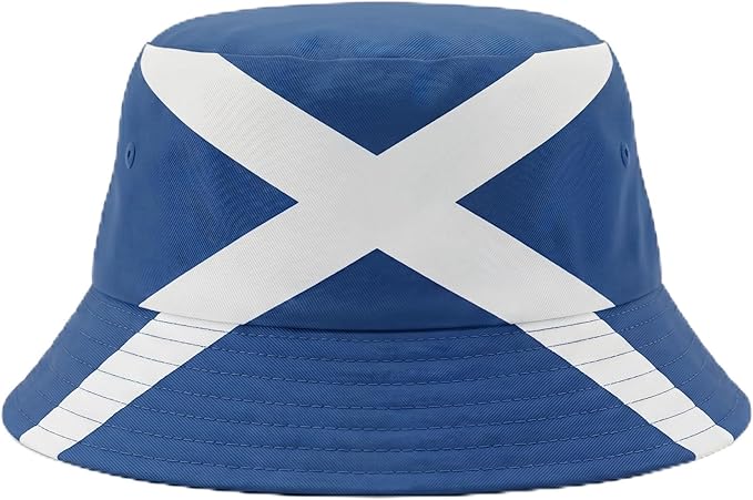 Scottish Adults Bucket Hat | Scottish Flag Reversible