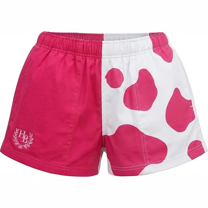 Hazy Blue Nelson Unisex Colour Block Shorts