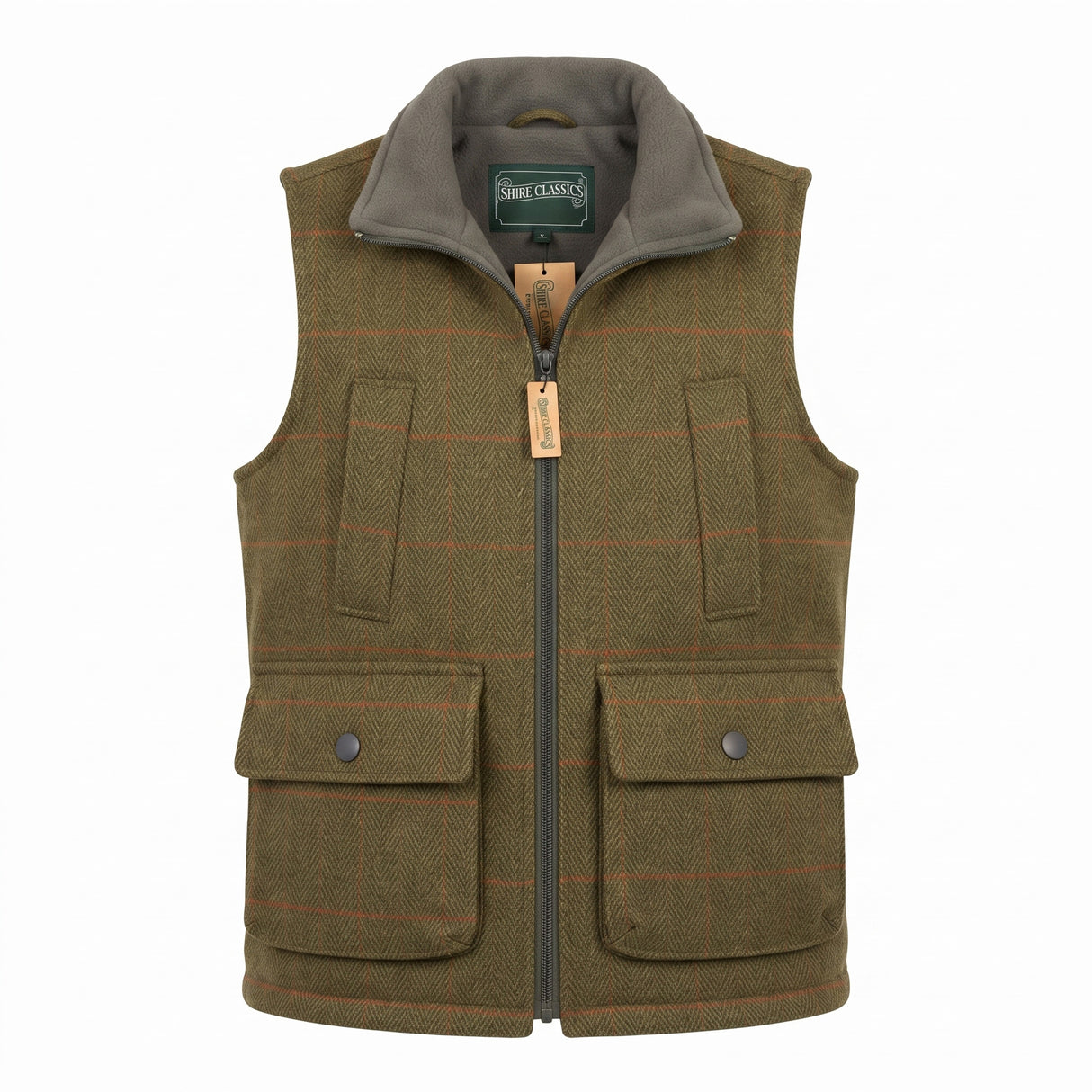 Shire Classic Kids Derby Tweed Gilet Waistcoat