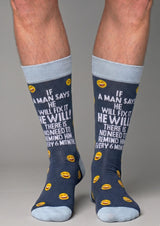 Mens Luxury Bamboo Chuckle Socks