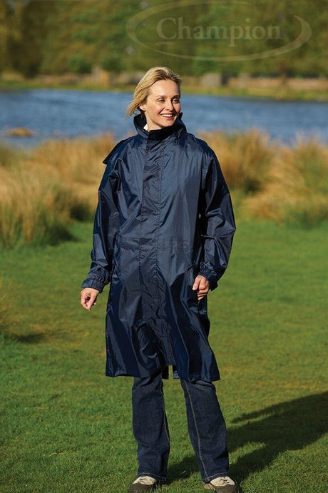 Champion Unisex Storm Waterproof Breathable Knee Long Coat - Just £28.99! Shop now at Warwickshire Clothing. 