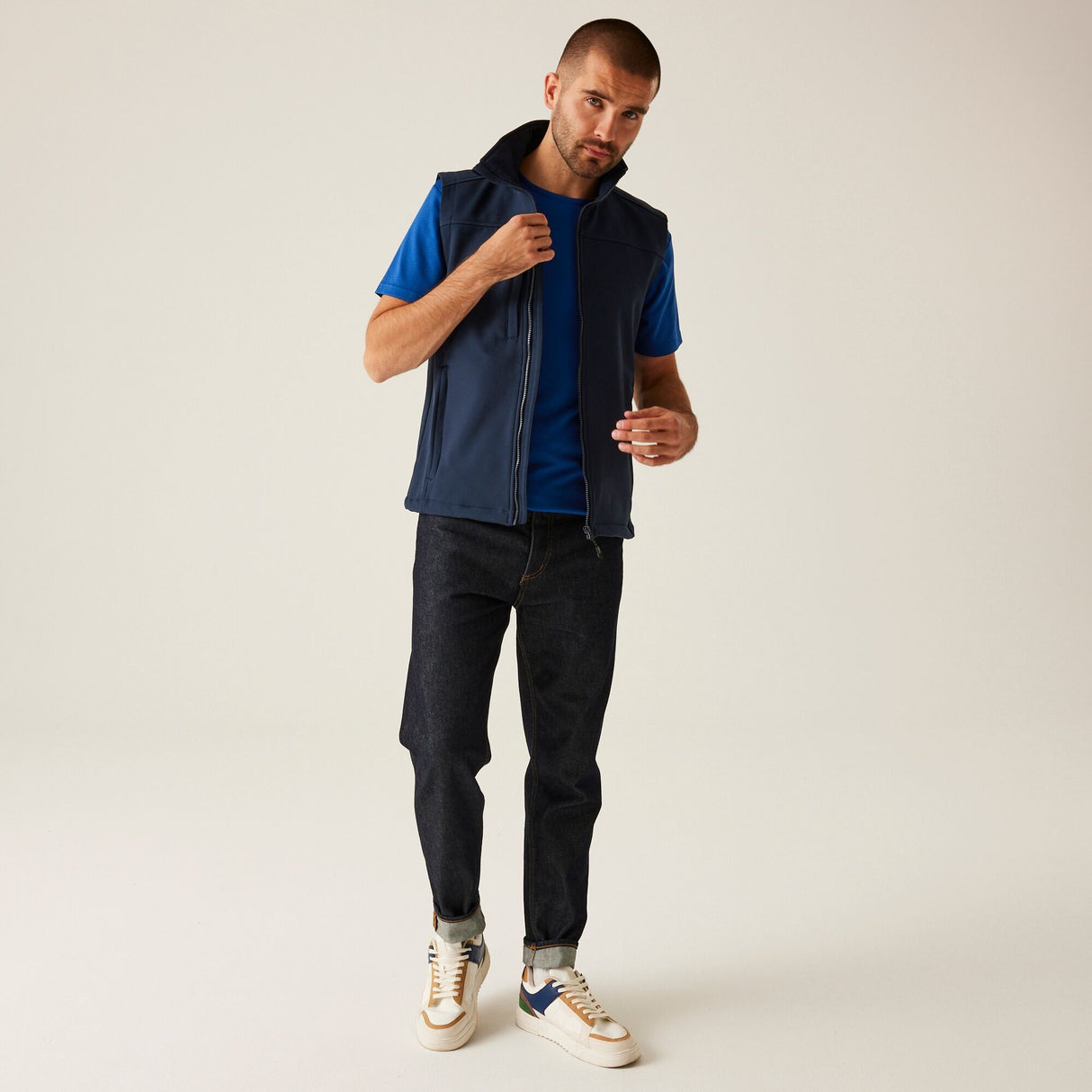 Regatta Flux Mens Softshell Bodywarmer - Just £21.99! Shop now at Warwickshire Clothing. 