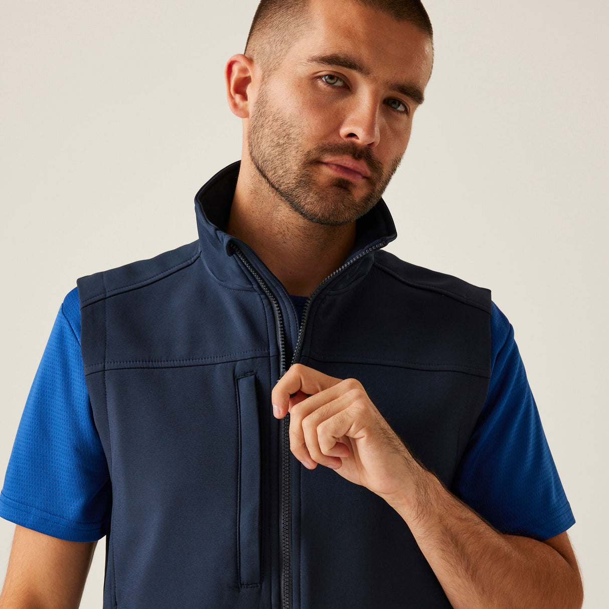 Regatta Flux Mens Softshell Bodywarmer - Just £21.99! Shop now at Warwickshire Clothing. 