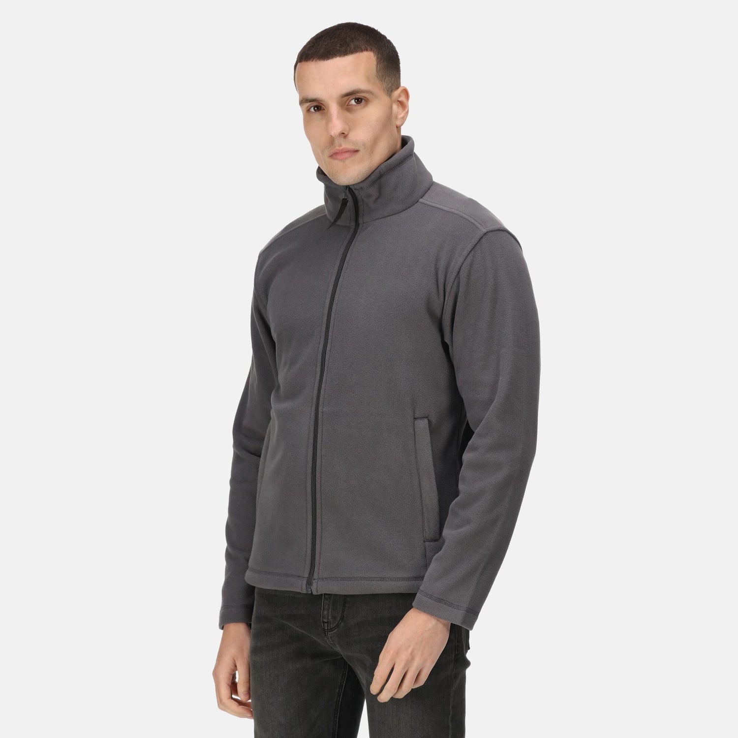 Regatta Mens Micro Full Zip Lightweight Fleece Jacket Top - Just £19.95! Shop now at Warwickshire Clothing. 