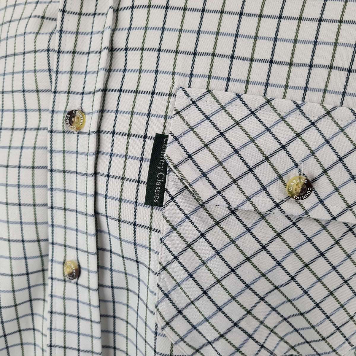 Country Classics Mens Short Sleeve Check Shirt - Tattersall
