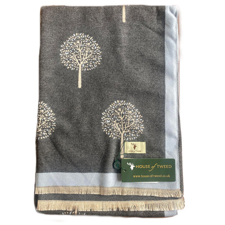 House of Tweed Tree of Life Scarf - Just £14.99! Shop now at Warwickshire Clothing. 