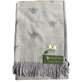 House of Tweed Cashmere Blend Reversible Scarf - Bee - Just £14.99! Shop now at Warwickshire Clothing. 