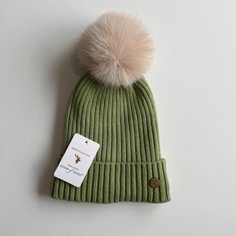 House Of Tweed Womens Luxury Warm Pom Pom Beanie Hat - Just £13.99! Shop now at Warwickshire Clothing. 