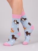 House of Tweed Pure Luxury Women's Bamboo Socks - Animal Pattern Collection