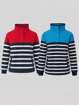 Hazy Blue Womens Pullover Sweatshirts - Tasha