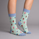House of Tweed Pure Luxury Women's Bamboo Socks - Animal Pattern Collection