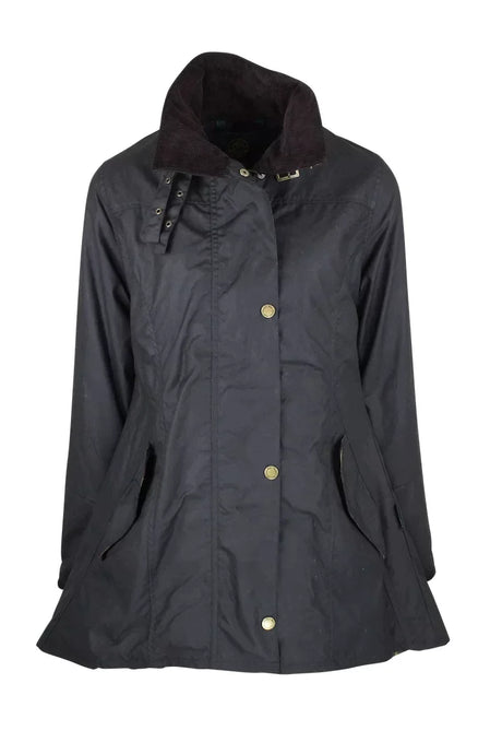 Oxford Blue Ladies Olivia Wax Jacket - Just £169! Shop now at Warwickshire Clothing. 