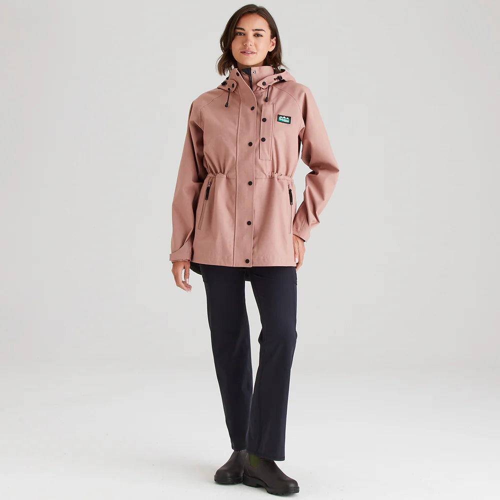 Ridgeline Women's Monsoon Light Jacket Dusky Pink Marl