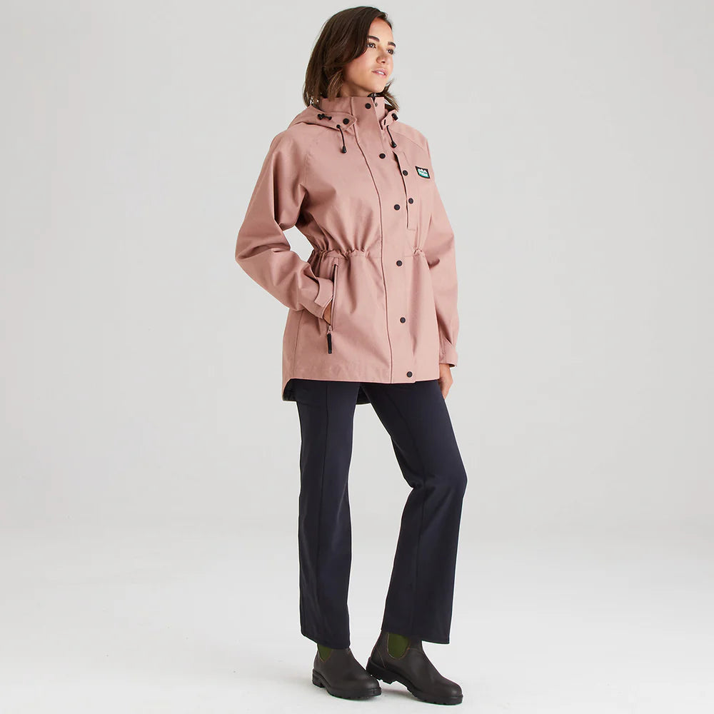 Ridgeline Women's Monsoon Light Jacket Dusky Pink Marl