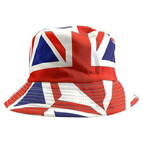 British Adults Bucket Hat V2 | Union Jack Flag Reversible - Just £6.99! Shop now at Warwickshire Clothing. 