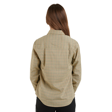 Country Classics Womens Check Long Sleeve Shirts - Cartmel Beige - Just £16.99! Shop now at Warwickshire Clothing. 