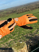 eGLOVE Run Gloves – Orange | Touchscreen Running Gloves
