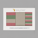 House of Tweed Luxury Mens Bamboo Socks | 3 Pairs Argyle