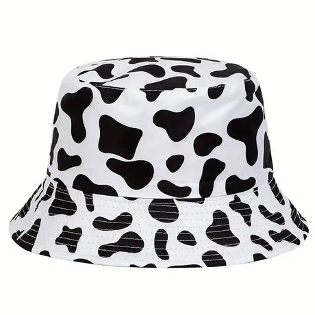 Unisex Cow Print Bucket Hat Reversible - Just £6.99! Shop now at Warwickshire Clothing. 