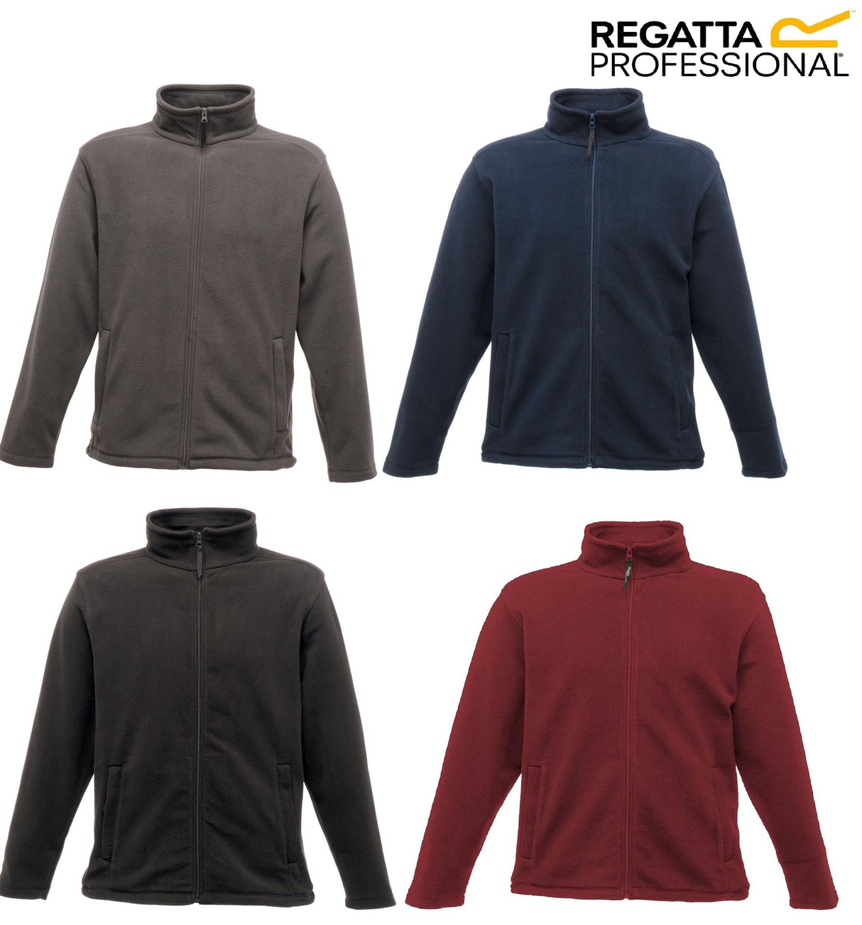 Regatta Mens Micro Full Zip Lightweight Fleece Jacket Top - Just £19.95! Shop now at Warwickshire Clothing. 