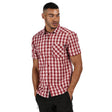 Regatta Mens Mindano V Check Short Sleeve Shirt - Just £14.99! Shop now at Warwickshire Clothing. 