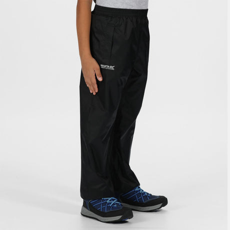 Regatta Kids Pack It Waterproof Over Trousers - Just £11.99! Shop now at Warwickshire Clothing. 