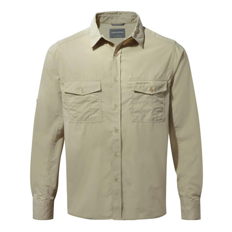 Craghoppers Mens New Kiwi Long Sleeved Shirt Walking Nosi Defence Travel - Just £29.99! Shop now at Warwickshire Clothing. 