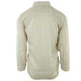 Hazy Blue Mens Long Sleeve Micro Fleece Lined Button Country Check Warm Shirts